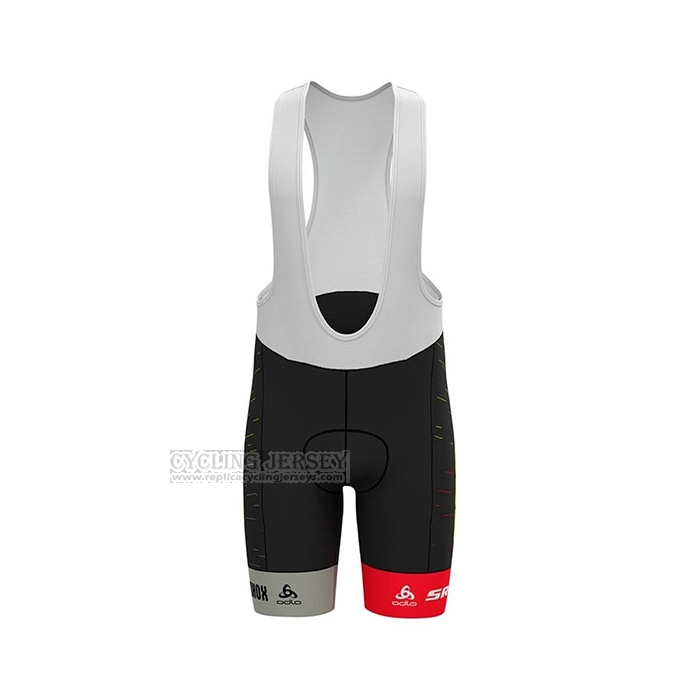 2022 Cycling Jersey Scott Sram Black Short Sleeve and Bib Short